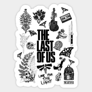 The Last of Us all in one black Sticker